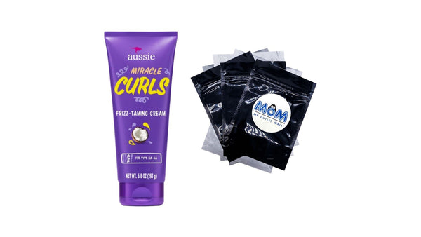 Miracle Curls Frizz Taming Curl Cream, for Curly Hair - 1 pack - 6.8Fl oz per pack - plus 3 My Outlet Mall Resealable Storage Pouches