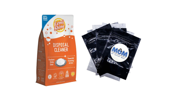 Garbage Disposal Cleaner - 1 pack - 4 Count - plus 3 My Outlet Mall Resealable Storage Pouches