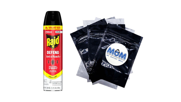 Defend Ant & Roach Killer, Indoor Insecticide, Residual Killing Power, Lemon Scent - 1 pack - 20 oz per pack - plus 3 My Outlet Mall Resealable Storage Pouches