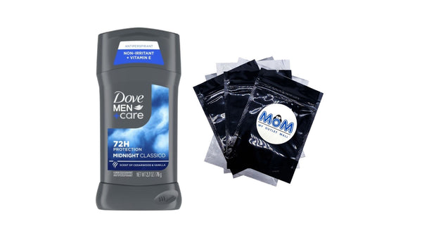 Men+Care Antiperspirant Deodorant Stick for Men Midnight Classico - 1 pack - 2.7 oz per pack - plus 3 My Outlet Mall Resealable Storage Pouches