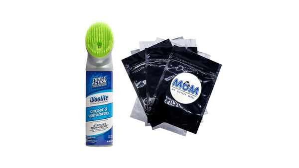 Triple Action Carpet & Upholstery Cleaner - 1 pack - 12 oz per pack - plus 3 My Outlet Mall Resealable Storage Pouches
