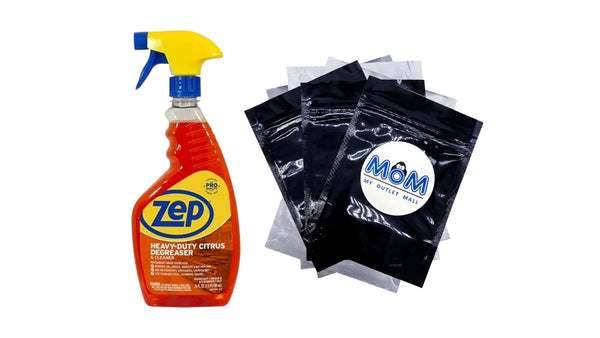 Heavy-Duty Citrus Degreaser and Cleaner Restaurant Grade, Removes Oil, Grease, Adhesive, and Kitchen Soil on Stovetops, Appliances Citrus Scent - 1 pack - 24 oz per pack - plus 3 My Outlet Mall Resealable Storage Pouches