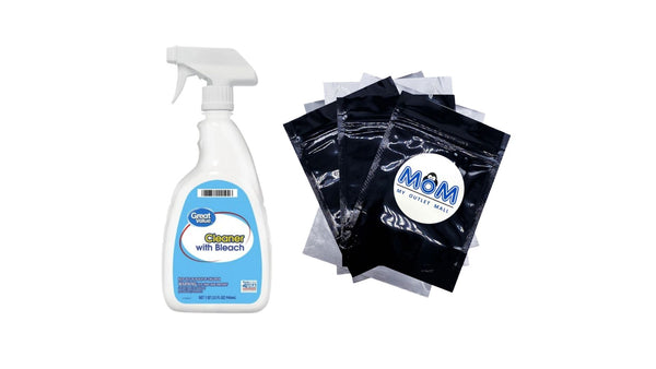 Cleaner with Bleach - 1 pack - 32 fl oz per pack - plus 3 My Outlet Mall Resealable Storage Pouches