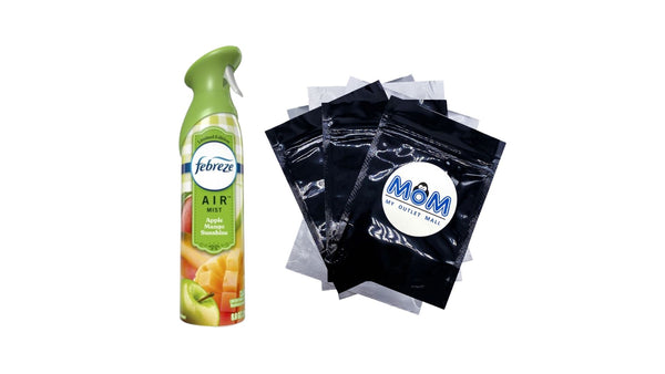 Air Freshener Spray, Odor-Fighting Room Spray, Apple Mango Sunshine - 1 pack - 8.8 oz per pack - plus 3 My Outlet Mall Resealable Storage Pouches