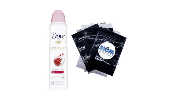 Advanced Care Long Lasting Women's Antiperspirant Deodorant Spray, Revive Pomegranate - 1 pack - 3.8 oz per pack - plus 3 My Outlet Mall Resealable Storage Pouches