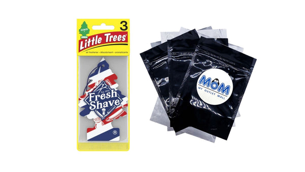 Air Freshener Fresh Shave Fragrance, 3 Count - 1 pack - plus 3 My Outlet Mall Resealable Storage Pouches