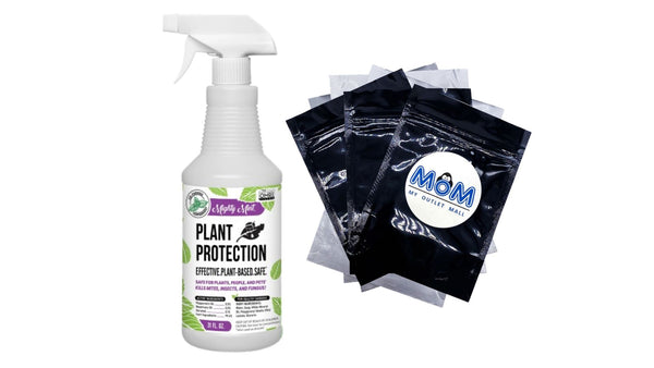 Plant Protection Pest Spray Peppermint for Spider Mites, Fungus, Insects -  1 pack - 31 oz per pack - plus 3 My Outlet Mall Resealable Storage Pouches