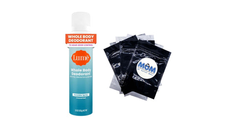 Whole Body Deodorant for Women, Spray Deodorant, Aluminum Free, Unscented - 1 pack - 3.6 oz per pack - plus 3 My Outlet Mall Resealable Storage Pouches