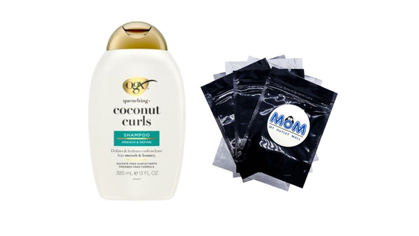 Quenching + Coconut Curls Curl-Defining Shampoo - 1 pack - 13Fl oz per pack - plus 3 My Outlet Mall Resealable Storage Pouches