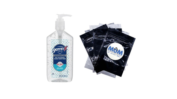 Advanced Hand Sanitizer with Pump, Alcohol & Moisturizers, Original Fresh Scent - 1 pack - 12 fl oz per pack - plus 3 My Outlet Mall Resealable Storage Pouches