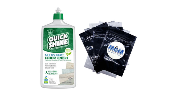 Multi-Surface Floor Finish, Pfas-Free Formula, All Purpose Household Floor Polish - 1 pack - 27 oz per pack - plus 3 My Outlet Mall Resealable Storage Pouches