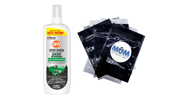 Deep Woods Sportsmen 25% Deet Insect Repellent II, Mosquito Bug Spray, Bonus Size - 1 pack - 9 oz per pack - plus 3 My Outlet Mall Resealable Storage Pouches