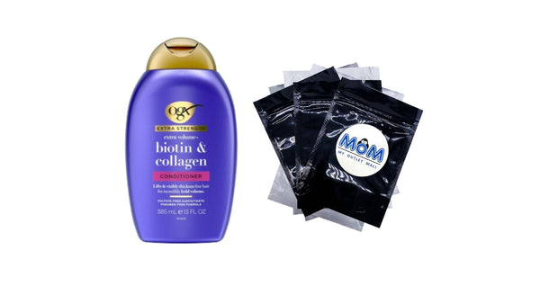 Extra Strength Biotin & Collagen Conditioner - 1 pack - 13Fl oz per pack - plus 3 My Outlet Mall Resealable Storage Pouches
