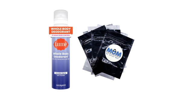 Whole Body Deodorant for Women, Spray Deodorant, Aluminum Free, Soft Powder - 1 pack - 3.6 oz per pack - plus 3 My Outlet Mall Resealable Storage Pouches