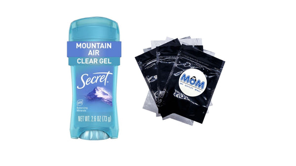 Fresh Clear Gel Antiperspirant Deodorant for Women, Mountain Air Scent - 1 pack - 2.6 oz per pack - plus 3 My Outlet Mall Resealable Storage Pouches