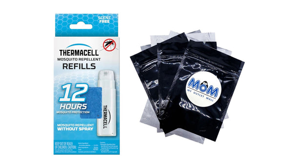 Mosquito Repellent Refill with 12-Hour Mosquito Protection - 1 pack - plus 3 My Outlet Mall Resealable Storage Pouches