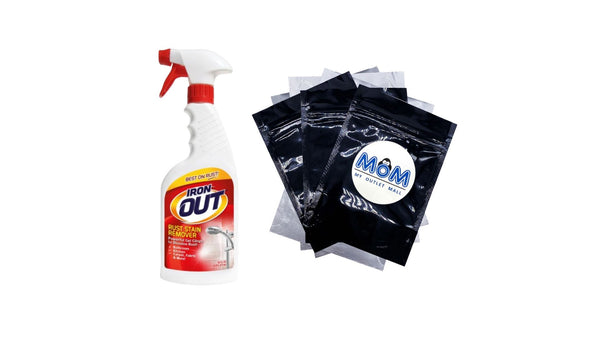 Rust Stain Remover Spray Gel - 1 pack - 24 oz per pack - plus 3 My Outlet Mall Resealable Storage Pouches