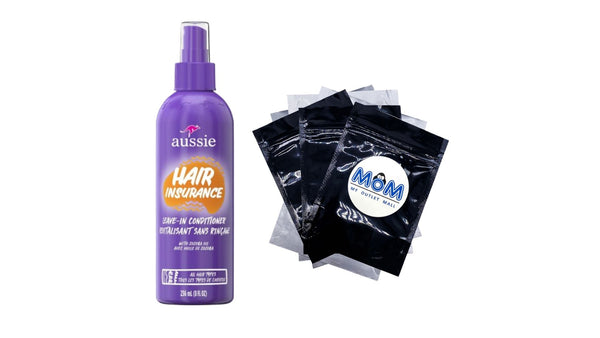 Hair Insurance, Leave-in Conditioner for All Hair Types - 1 pack - 8Fl oz per pack - plus 3 My Outlet Mall Resealable Storage Pouches