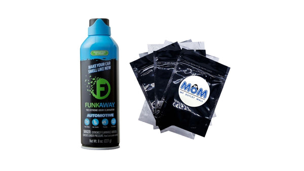 Automotive Aerosol Spray, Extreme Odor Eliminator, Makes Your Car Smell New Again - 1 pack - 8 oz per pack - plus 3 My Outlet Mall Resealable Storage Pouches