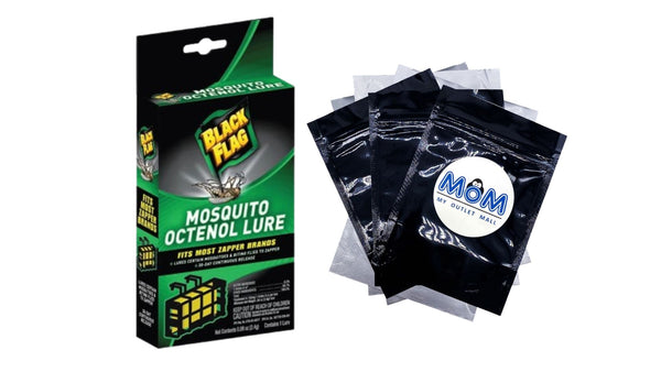 Universal Mosquito Lure Attractant, Lasts 30 days, Attaches to Electronic Insect Killers - 1 pack - plus 3 My Outlet Mall Resealable Storage Pouches