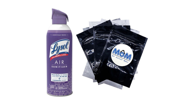 Air Sanitizer Spray, For Air Sanitization and Odor Elimination, Light Breeze Scent - 1 pack - 10Fl oz per pack - plus 3 My Outlet Mall Resealable Storage Pouches