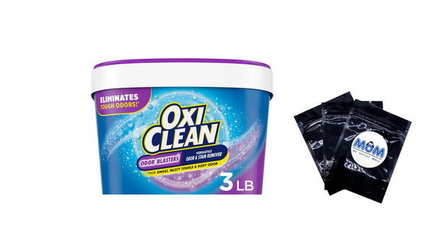 Odor Blasters Versatile Home and Laundry Stain Remover Powder- 1 pack - 3 LB - plus 3 My Outlet Mall Resealable Storage Pouches