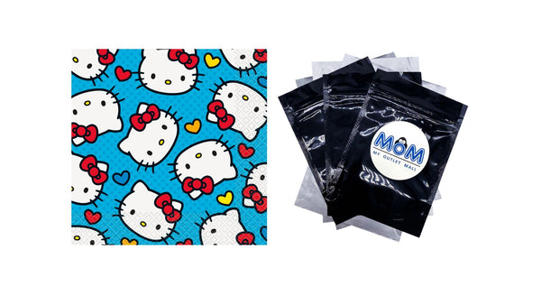 Luncheon Napkins - 1 pack - 16 Count per pack - plus 3 My Outlet Mall Resealable Storage Pouches