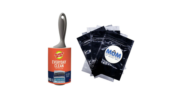 Everyday Clean Lint Roller 100 Sheets - 1 pack - plus 3 My Outlet Mall Resealable Storage Pouches