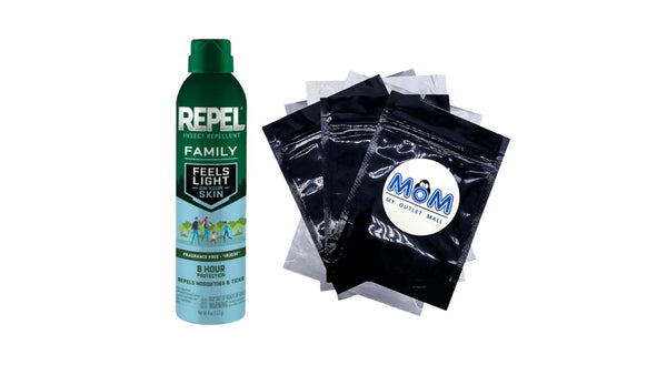 Insect Repellent Family, Deet Alternative Lightweight Aerosol Spray - 1 pack - 4 oz per pack - plus 3 My Outlet Mall Resealable Storage Pouches