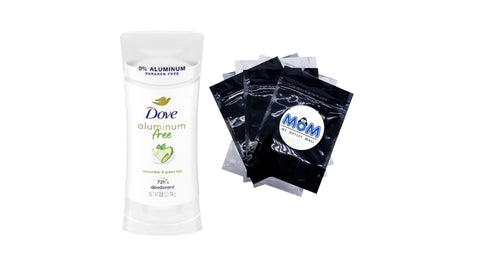 Aluminum Free Deodorant for Women Cucumber and Green Tea - 1 pack - 2.6 oz per pack - plus 3 My Outlet Mall Resealable Storage Pouches