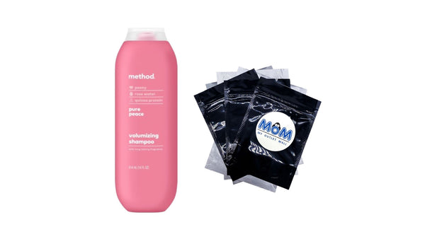 Volumizing Shampoo, Pure Peace - 1 pack - 14Fl oz per pack - plus 3 My Outlet Mall Resealable Storage Pouches