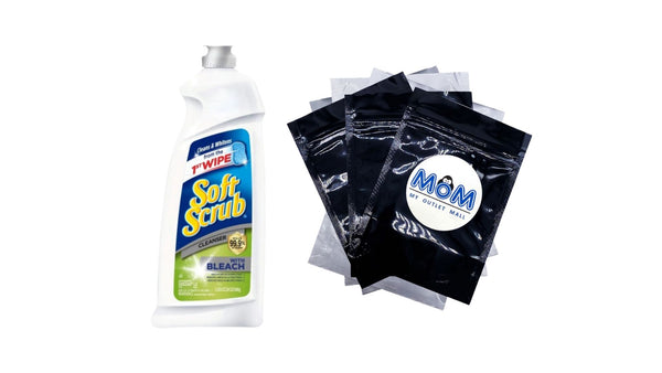 Bleach Cleanser - 1 pack - 24 oz per pack - plus 3 My Outlet Mall Resealable Storage Pouches
