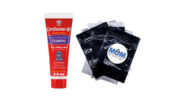 Intensive Healing Eczema Lotion - 1 pack - 3.5 oz per pack - plus 3 My Outlet Mall Resealable Storage Pouches