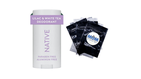 Deodorant, Aluminum Free, Lilac & White Tea, for Women and Men - 1 pack - 2.65 oz per pack - plus 3 My Outlet Mall Resealable Storage Pouches