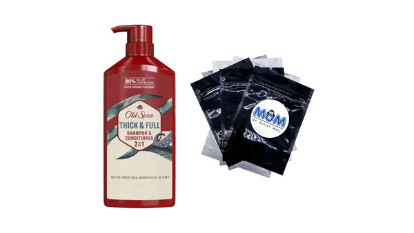 Men's 2-in-1 Shampoo and Conditioner for All Hair Types, Timber - 1 pack - 21.9Fl oz per pack - plus 3 My Outlet Mall Resealable Storage Pouches