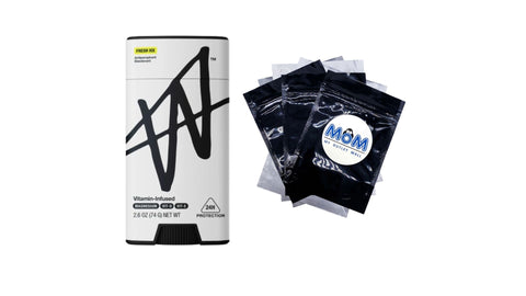 Jake Paul Men's Antiperspirant Deodorant Odor Blocking Sweat Protection Fresh Ice - 1 pack - 2.6 oz per pack - plus 3 My Outlet Mall Resealable Storage Pouches