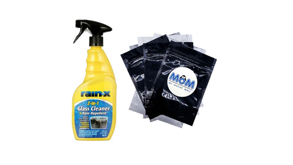 Glass Cleaner + Rain Repellent - 1 pack - 23 oz per pack - plus 3 My Outlet Mall Resealable Storage Pouches