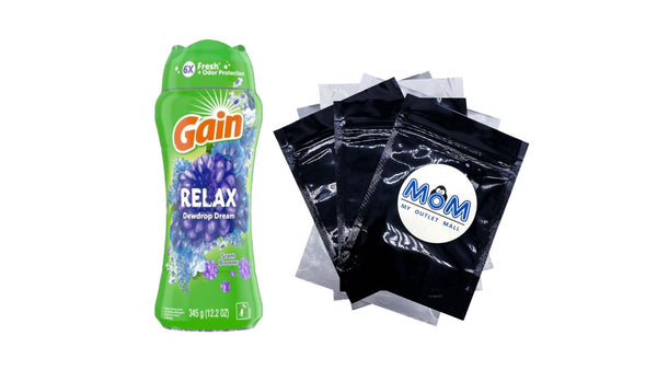 In-Wash Laundry Scent Booster Beads, Relax, Dewdrop Dream - 1 pack - 12.2 oz per pack plus 3 My Outlet Mall Resealable Storage Pouches