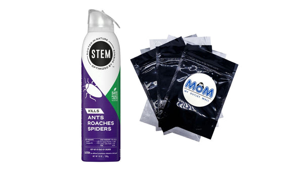 Indoor and Outdoor Ants, Roaches and Spiders Insect Killer Bug Spray - 1 pack - 10 oz per pack - plus 3 My Outlet Mall Resealable Storage Pouches