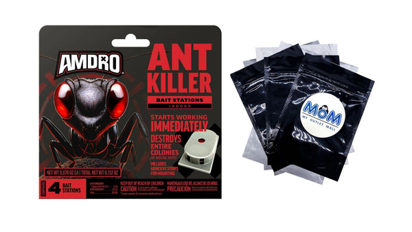 Ant Kills Ant Killer Bait Station - 1 pack - plus 3 My Outlet Mall Resealable Storage Pouches