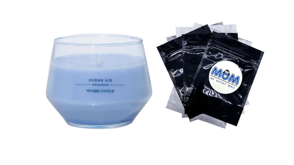 Candle Ocean Air Studio Collection Jar Candle - 1 pack - 10 oz per pack - plus 3 My Outlet Mall Resealable Storage Pouches