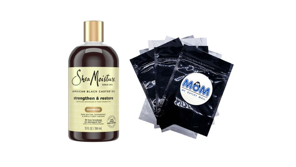 Strengthen & Restore Shampoo 100% Pure Jamaican Black Castor Oil - 1 pack - 13 oz per pack - plus 3 My Outlet Mall Resealable Storage Pouches
