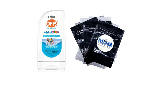 Picaridin Insect Repellent Lotion for Adults & Kids, Fragrance-Free, Deet Free Bug Repellent for Everyday Protection from Mosquitoes, Travel Essentials - 1 pack - 3.8 oz per pack - plus 3 My Outlet Mall Resealable Storage Pouches