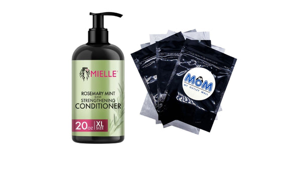 Rosemary Mint Strengthening Shampoo - 1 pack - 20 oz per pack - plus 3 My Outlet Mall Resealable Storage Pouches