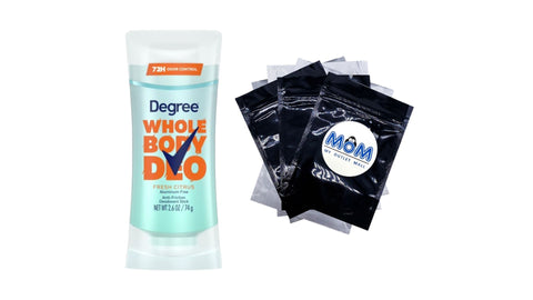 Women Whole Body Deodorant Stick for Women Fresh Citrus Scent Aluminum Free - 1 pack - 2.6 oz per pack - plus 3 My Outlet Mall Resealable Storage Pouches