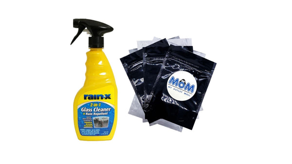 2-in-1 Glass Cleaner & Rain Repellant - 1 pack - 16 oz per pack - plus 3 My Outlet Mall Resealable Storage Pouches