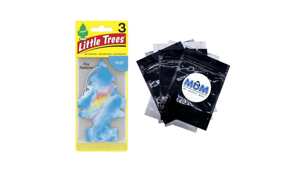Air Freshener Fire Rainbow Fragrance - 1 pack - 3 count per pack - plus 3 My Outlet Mall Resealable Storage Pouches
