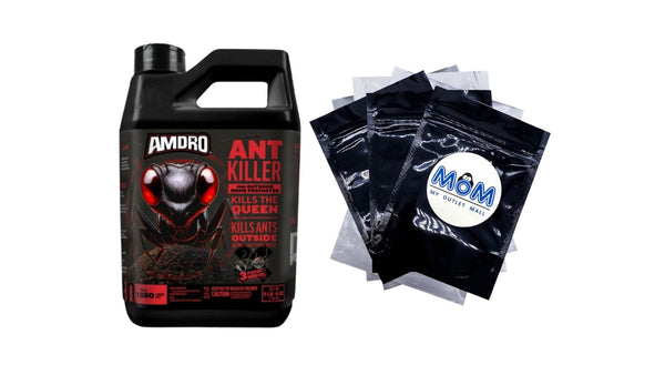 Ant Block Home Perimeter Insect Killer Bait, Powder - 1 pack - 24 oz per pack - plus 3 My Outlet Mall Resealable Storage Pouches