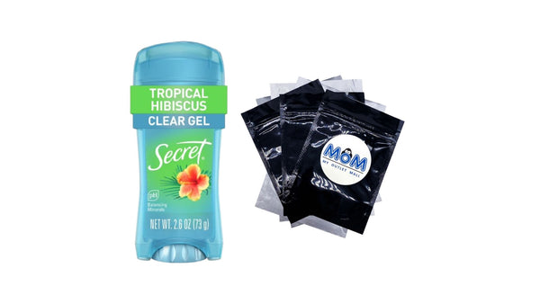 Clear Gel Tropical Hibiscus, Antiperspirant Deodorant for Women - 1 pack - 2.6 oz per pack - plus 3 My Outlet Mall Resealable Storage Pouches
