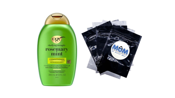 Clarifying Strength and Rosemary Mint Hair Conditioner - 1 pack - 13Fl oz per pack - plus 3 My Outlet Mall Resealable Storage Pouches